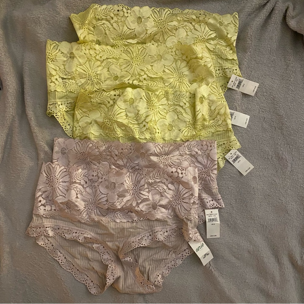 Aerie lace cotton undies